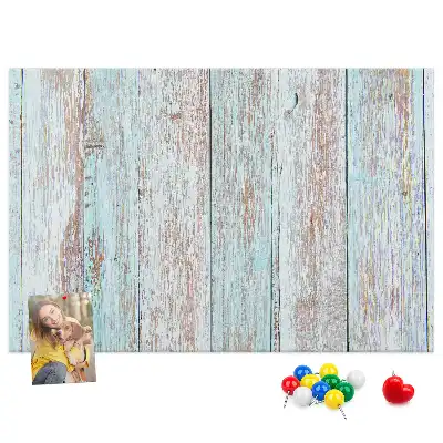 Kurk prikbord Pastelkleurig hout