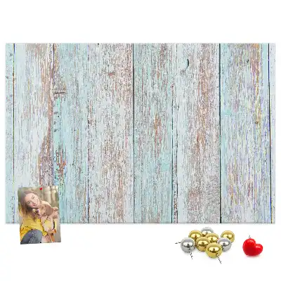 Kurk prikbord Pastelkleurig hout