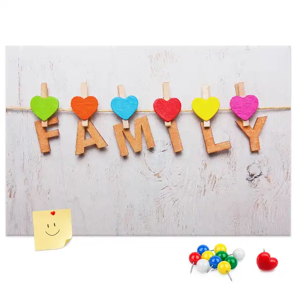 Kurk prikbord Familieopschrift
