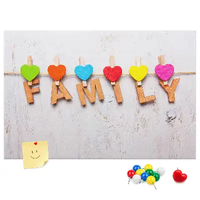 Kurk prikbord Familieopschrift