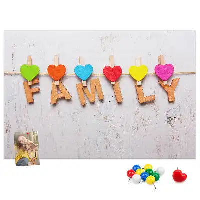 Kurk prikbord Familieopschrift