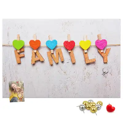 Kurk prikbord Familieopschrift