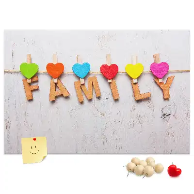 Kurk prikbord Familieopschrift
