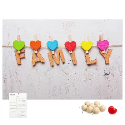 Kurk prikbord Familieopschrift