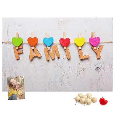 Kurk prikbord Familieopschrift