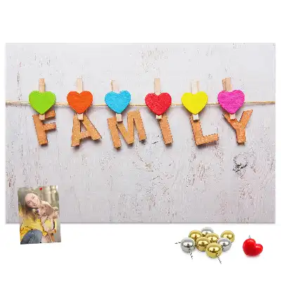 Kurk prikbord Familieopschrift