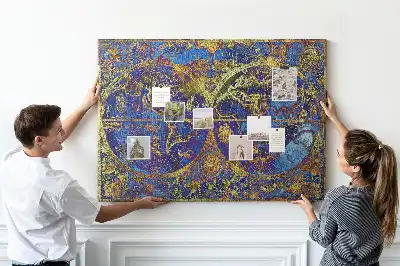 Kurk prikbord Atlaskaart