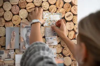 Kurk prikbord Houten wijnkurken