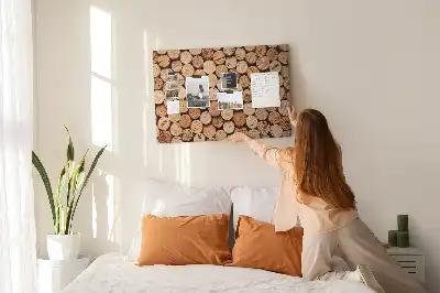 Kurk prikbord Houten wijnkurken
