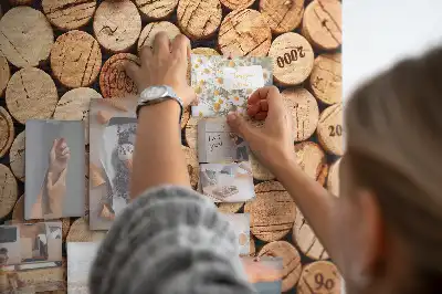 Kurk prikbord Houten wijnkurken