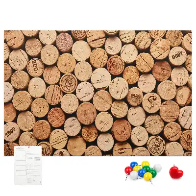 Kurk prikbord Houten wijnkurken
