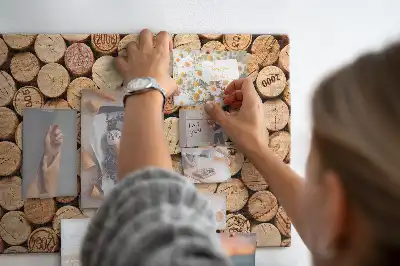 Kurk prikbord Houten wijnkurken