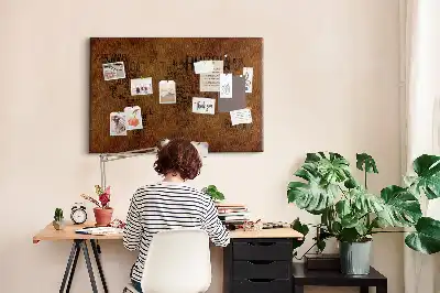Kurk prikbord Landnamen kaart