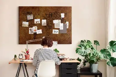 Kurk prikbord Landnamen kaart