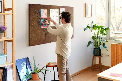 Kurk prikbord Landnamen kaart