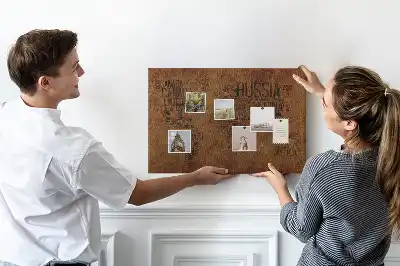 Kurk prikbord Landnamen kaart