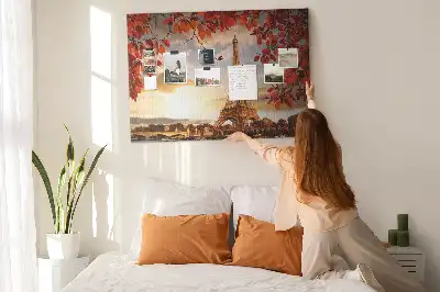 Memobord van kurk Eiffeltoren