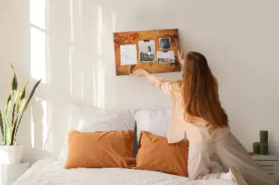 Memobord van kurk Grote wereldkaart