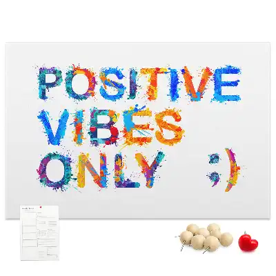 Memobord van kurk Positief citaat