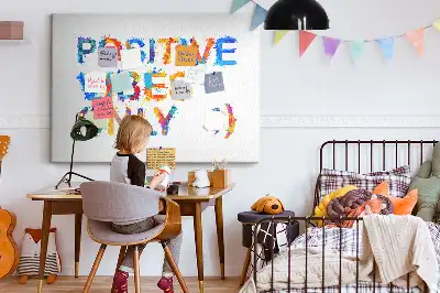 Memobord van kurk Positief citaat