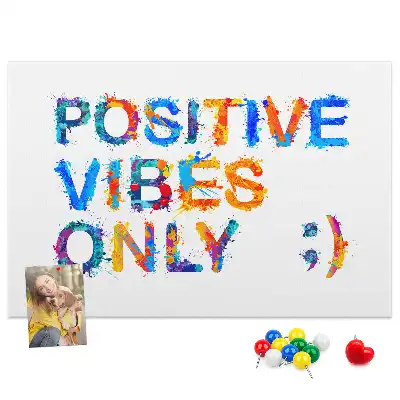 Memobord van kurk Positief citaat