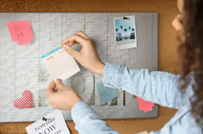 Kurk prikbord Typografie "home" voor de woonkamermuur