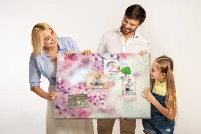 Memobord van kurk Bloemen lente