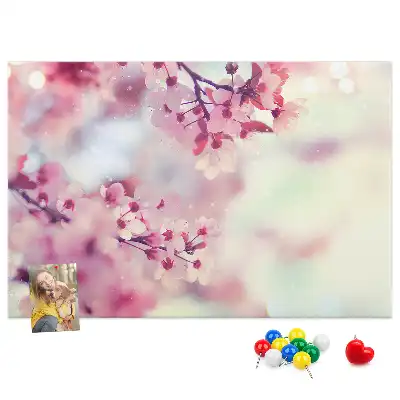 Memobord van kurk Bloemen lente