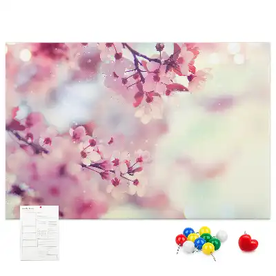 Memobord van kurk Bloemen lente