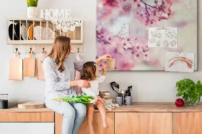 Memobord van kurk Bloemen lente