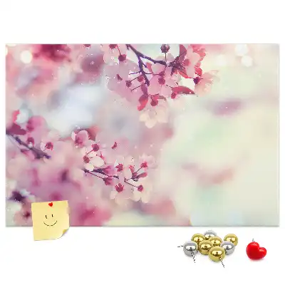 Memobord van kurk Bloemen lente