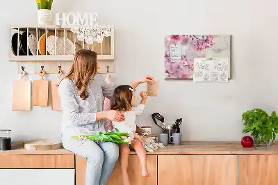 Memobord van kurk Bloemen lente