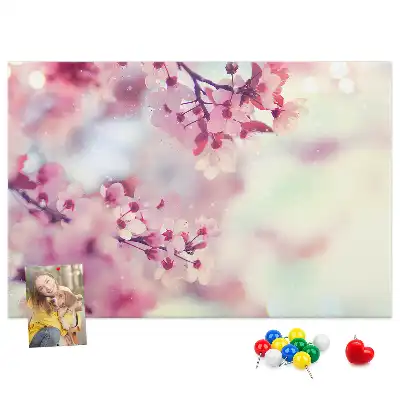 Memobord van kurk Bloemen lente