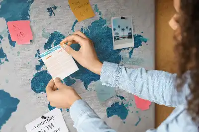 Kurk prikbord Grootformaat kaart van de wereldbol