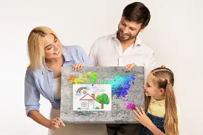 Memobord van kurk Universele wereldkaart