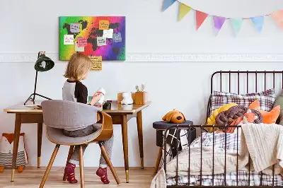 Kurk prikbord Wereldkaart voor op kantoor