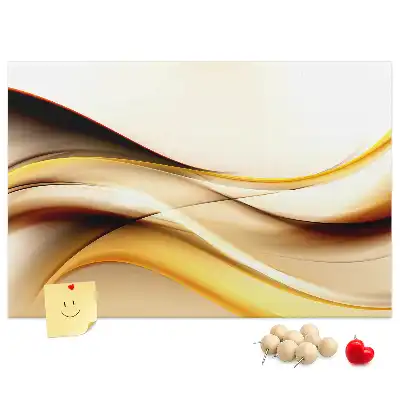 Kurk prikbord Abstractie golf