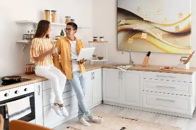 Kurk prikbord Abstractie golf