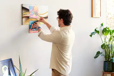 Kurk prikbord Abstractie golf