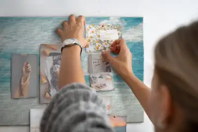 Memobord van kurk Landschap zee