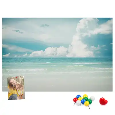 Memobord van kurk Landschap zee