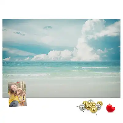 Memobord van kurk Landschap zee