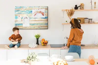 Kurk prikbord Bekrast hout