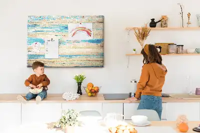 Kurk prikbord Bekrast hout