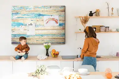 Kurk prikbord Bekrast hout