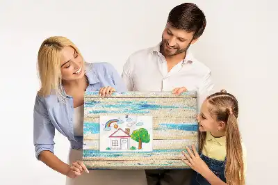 Kurk prikbord Bekrast hout