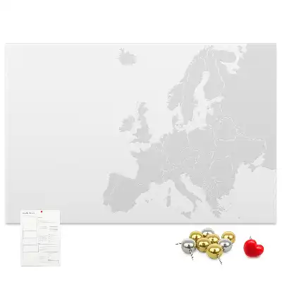 Kurk prikbord Europees continent indeling