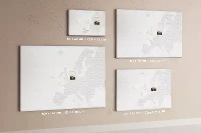Kurk prikbord Europees continent indeling