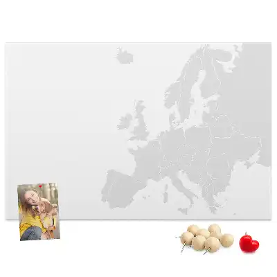 Kurk prikbord Europees continent indeling