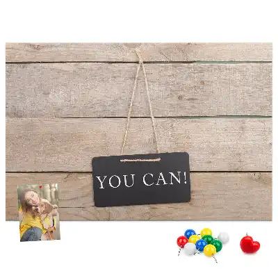 Kurk prikbord Opschrift je kunt het!